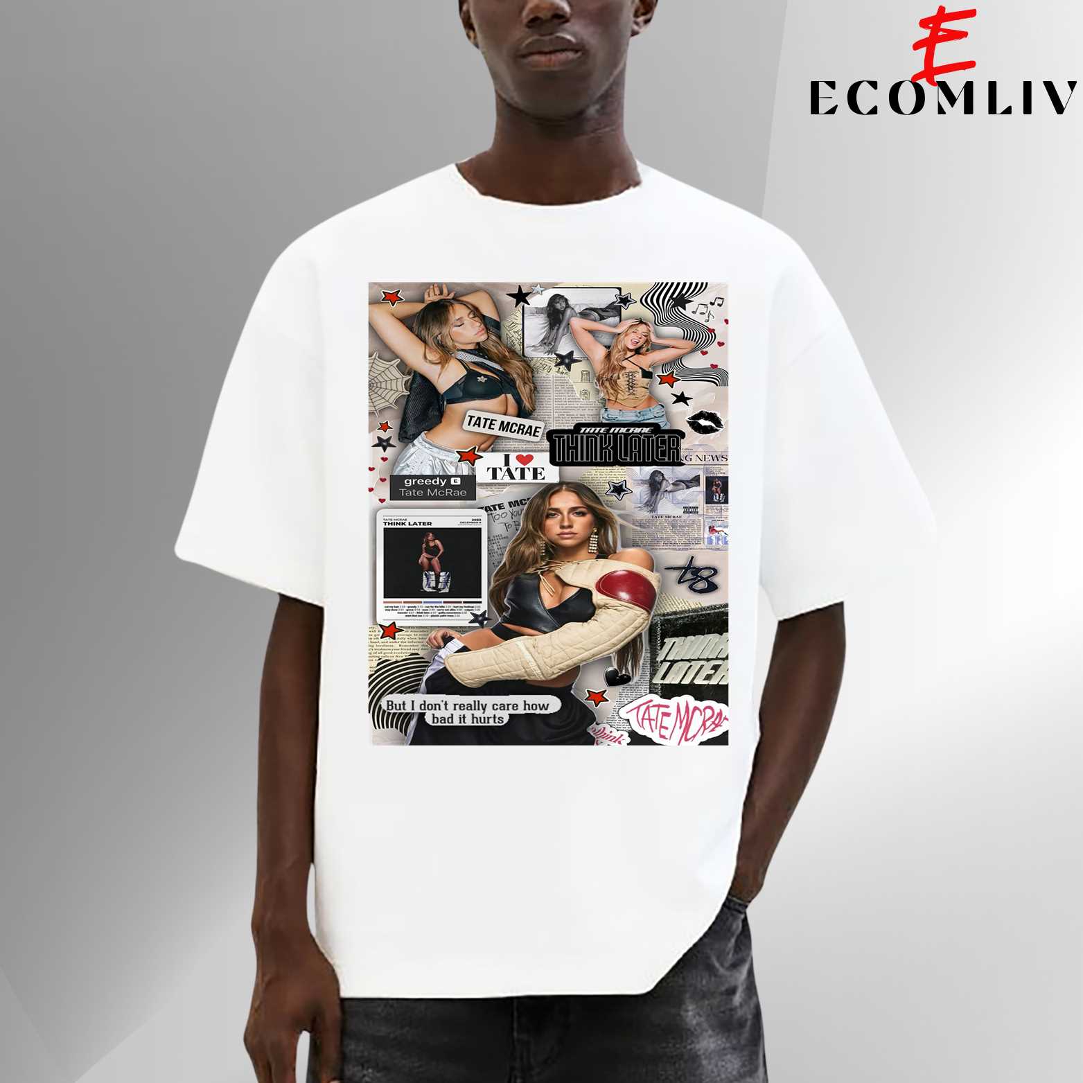 Tate Mcrae Think Later Streetwear T-Shirt, Tate Mcrae Music Shirt